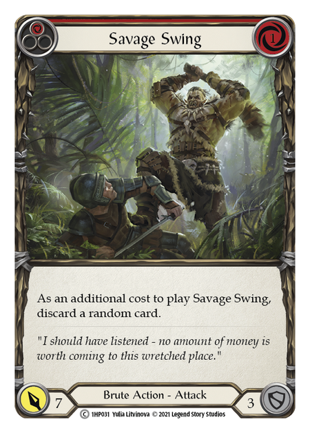 [N-1HP031-C]Savage Swing (Red)