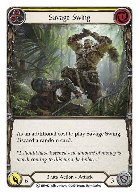 [N-1HP032-C]Savage Swing (Yellow)