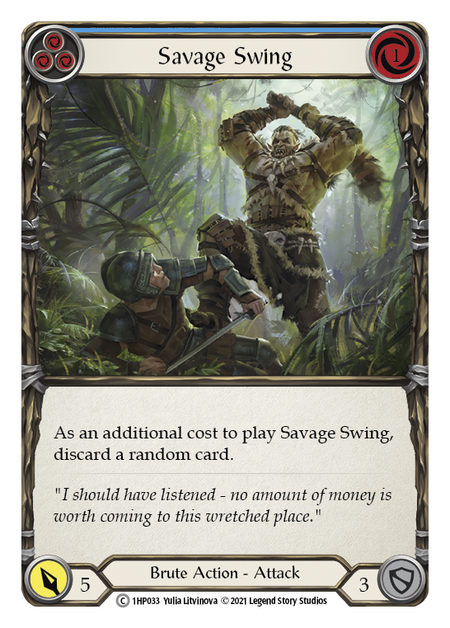 [N-1HP033-C]Savage Swing (Blue)