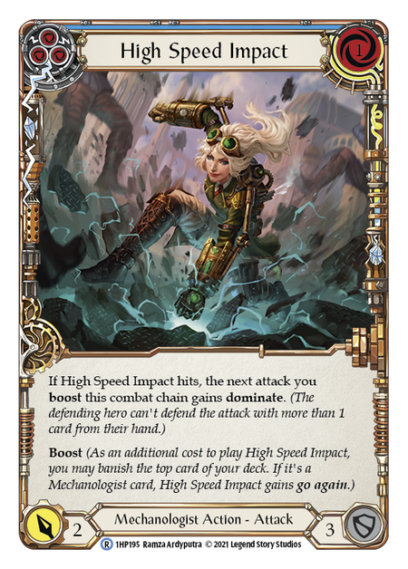 [N-1HP195-R]High Speed Impact (Blue)