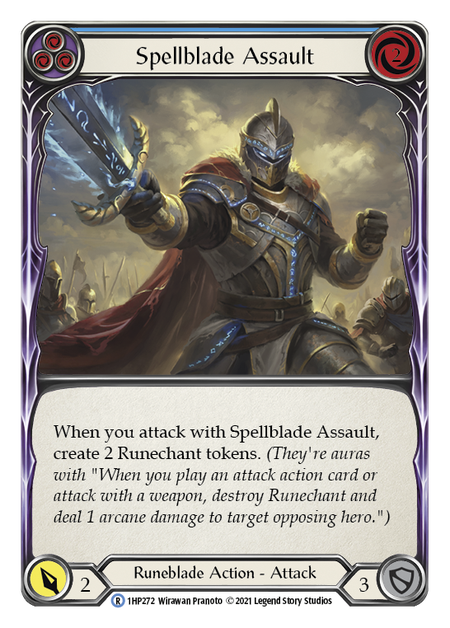 [N-1HP272-R]Spellblade Assault (Blue)