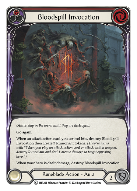 [N-1HP291-C]Bloodspill Invocation (Red)