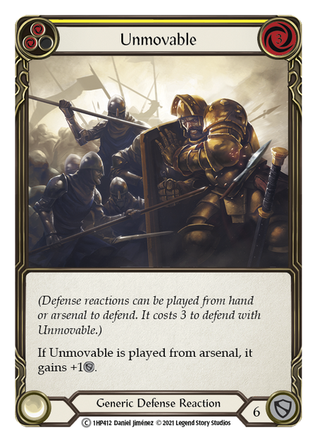 [N-1HP412-C]Unmovable (Yellow)