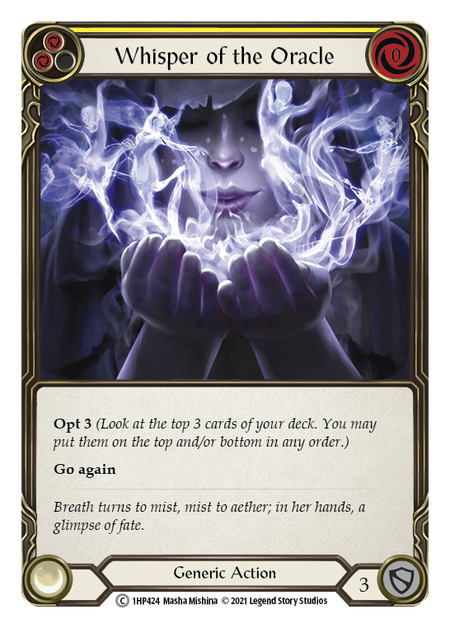 [N-1HP424-C]Whisper of the Oracle (Yellow)