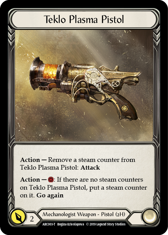 [F-ARC003-T]Teklo Plasma Pistol // Runechant