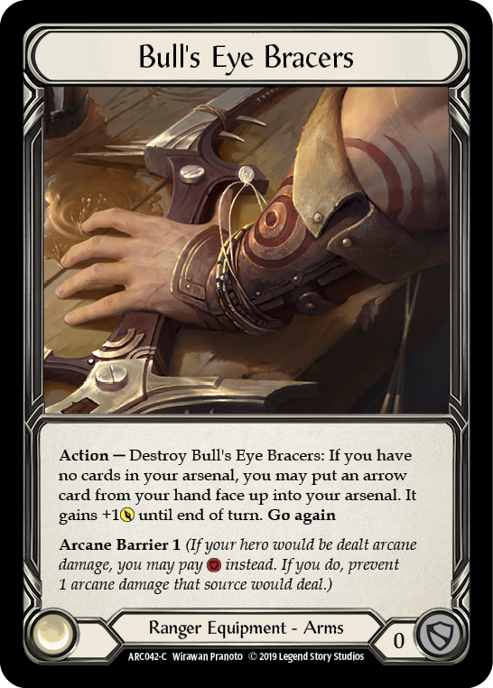 [F-ARC042-C]Bull's Eye Bracers