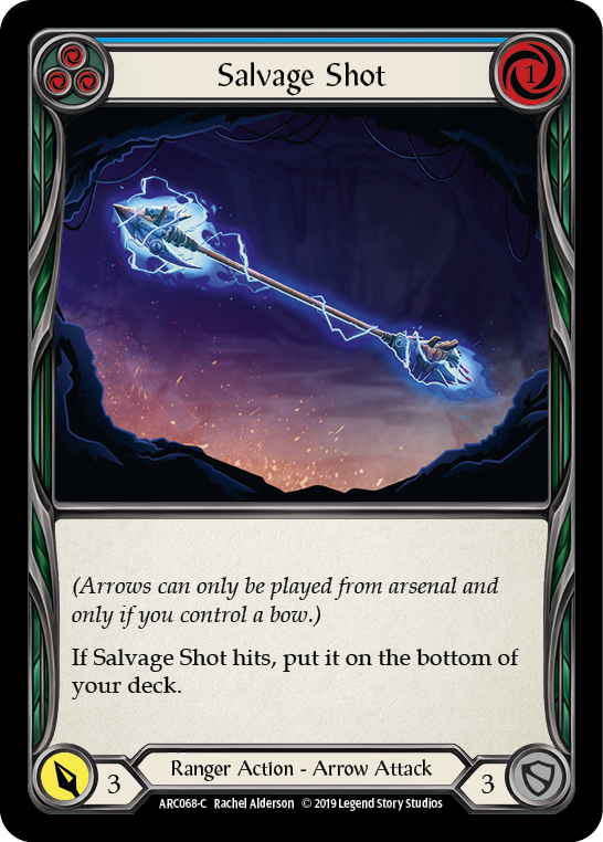 【Rainbow Foil】[F-ARC068-C]Salvage Shot (Blue)