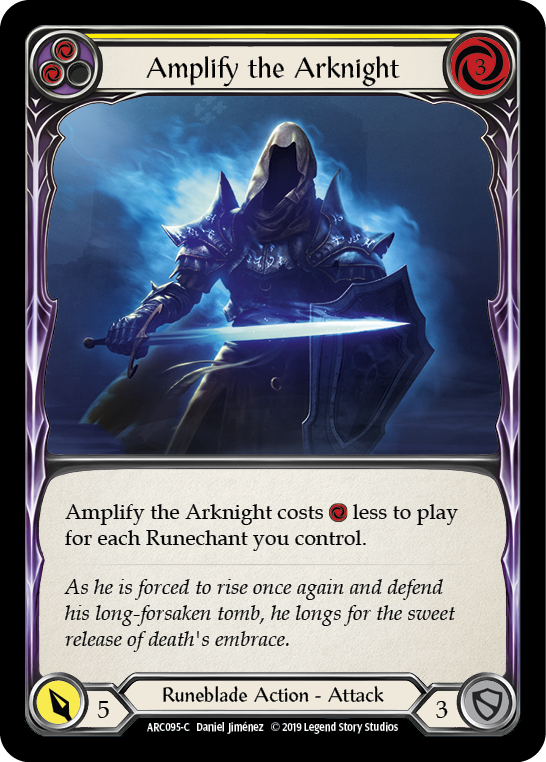 [F-ARC095-C]Amplify the Arknight (Yellow)