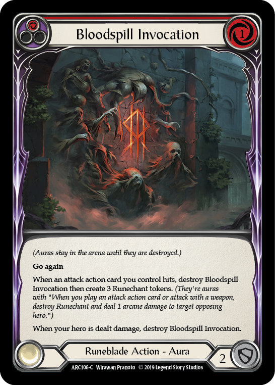 [F-ARC106-C]Bloodspill Invocation (Red)