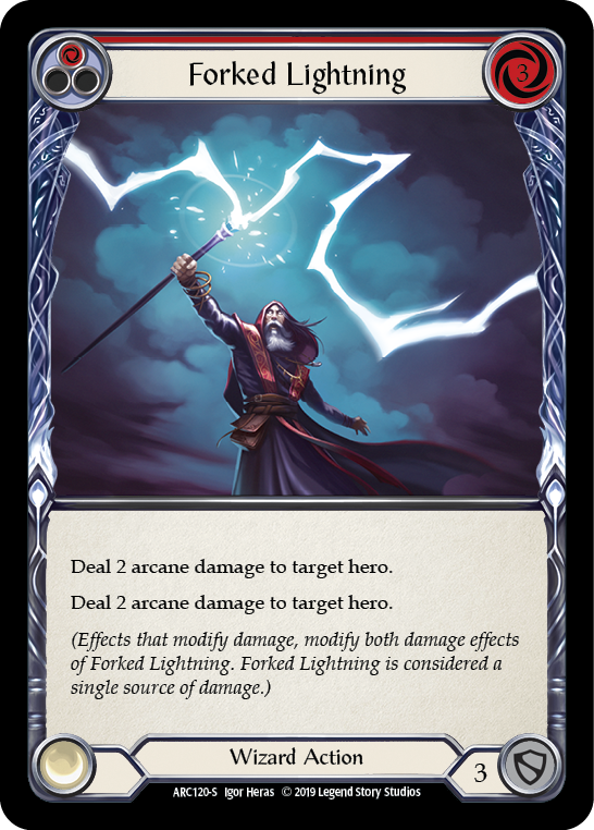 [F-ARC120-S]Forked Lightning