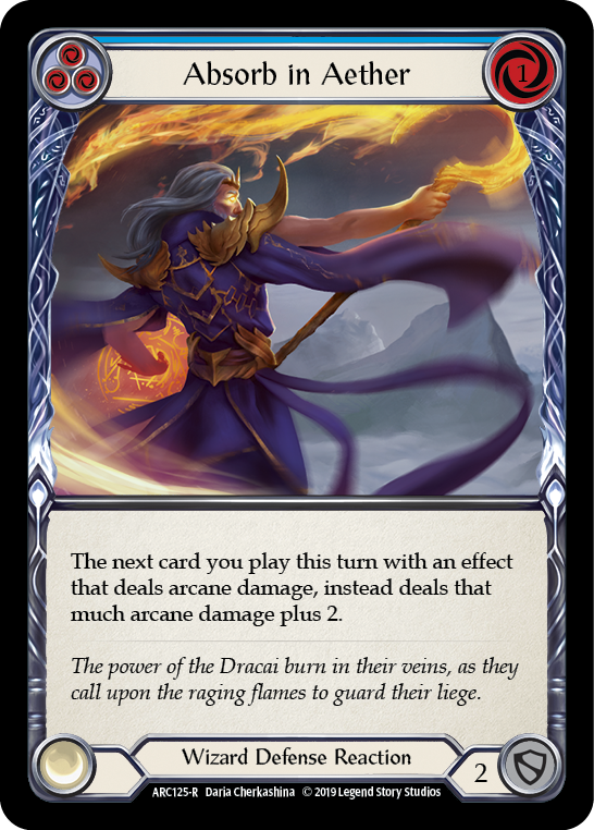 [F-ARC125-R]Absorb in Aether (Blue)