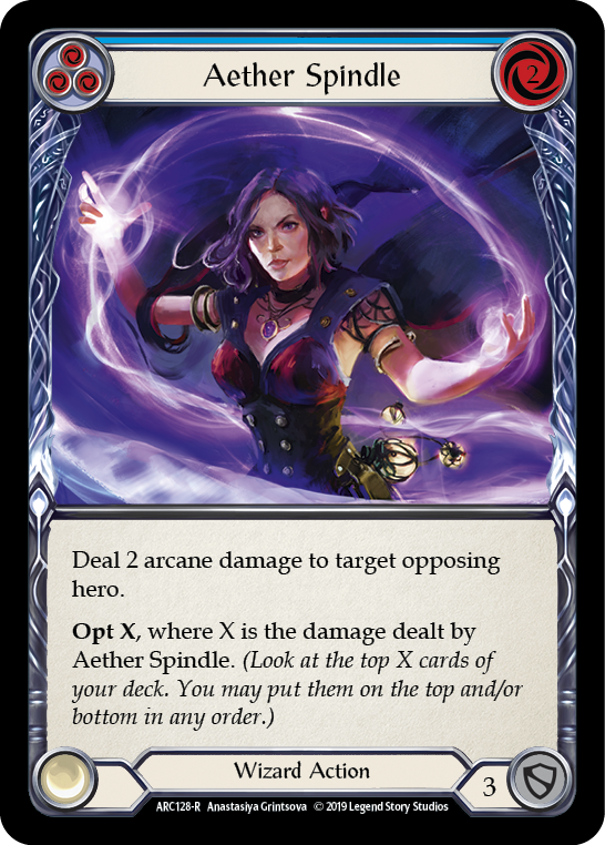 [F-ARC128-R]Aether Spindle (Blue)