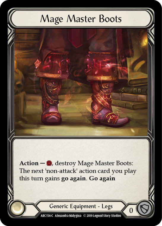 【Cold Foil】[F-ARC154-C]Mage Master Boots