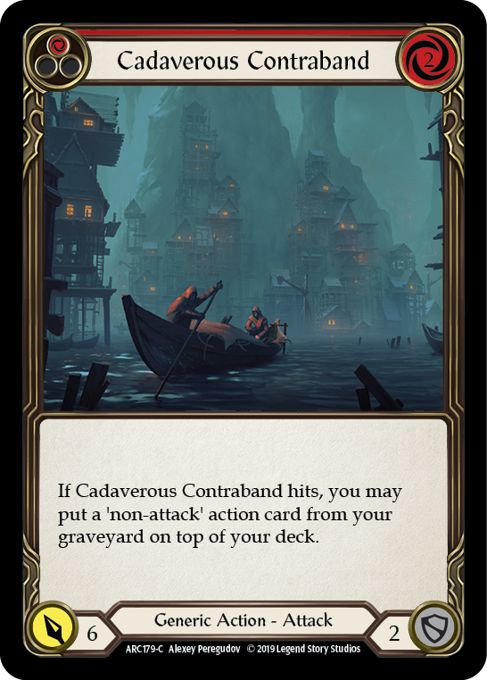 [F-ARC179-C]Cadaverous Contraband (Red)