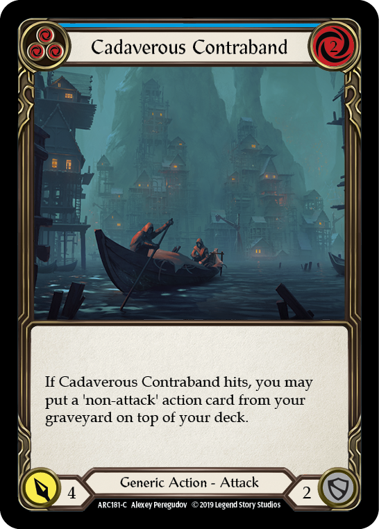 [F-ARC181-C]Cadaverous Contraband (Blue)