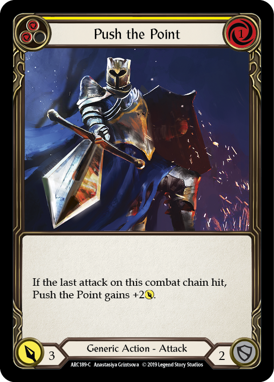 [F-ARC189-C]Push the Point (Yellow)