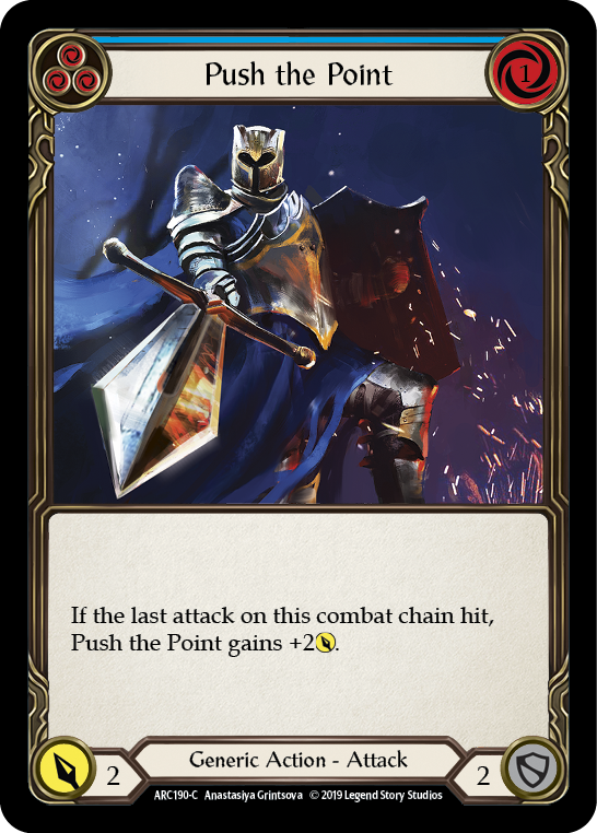 [F-ARC190-C]Push the Point (Blue)