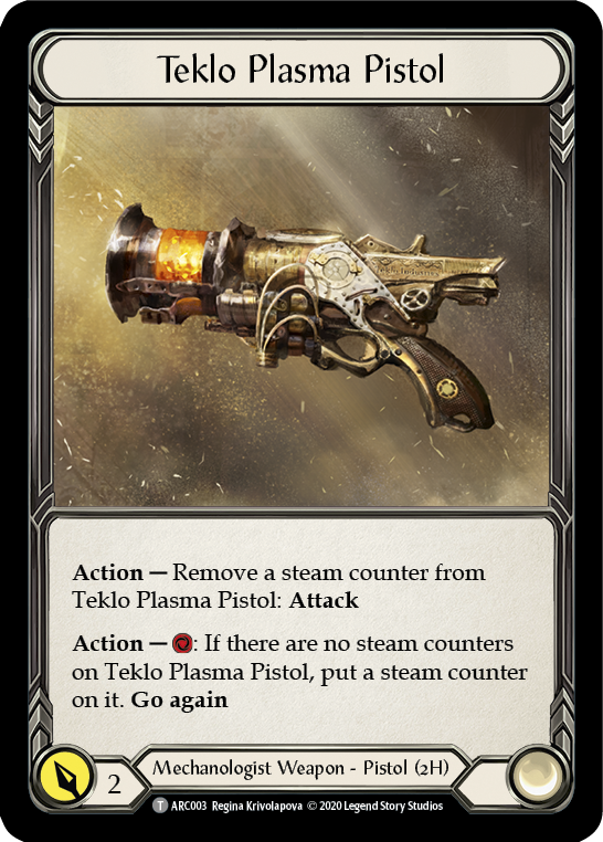 [U-ARC003-T]Teklo Plasma Pistol // Runechant