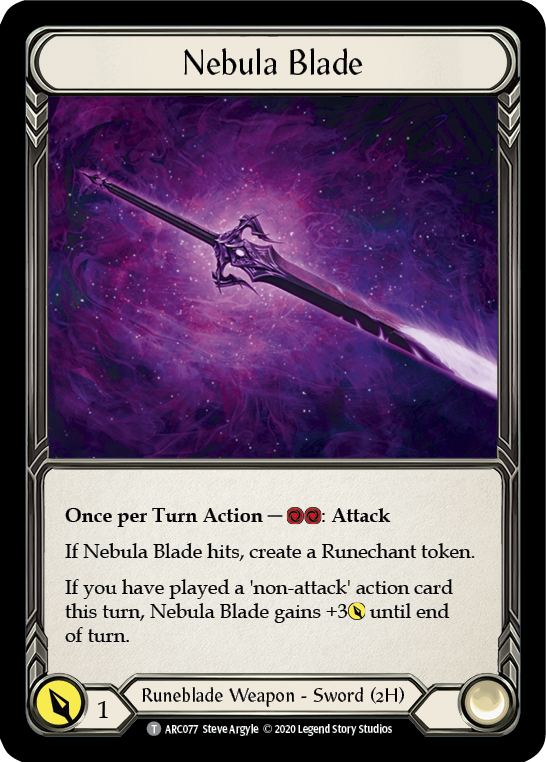 [U-ARC077-T]Nebula Blade // Runechant