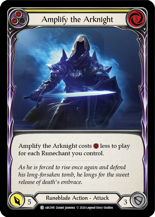 [U-ARC095-C]Amplify the Arknight (Yellow)