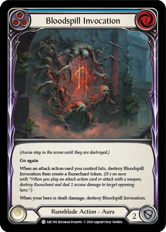 [U-ARC108-C]Bloodspill Invocation (Blue)