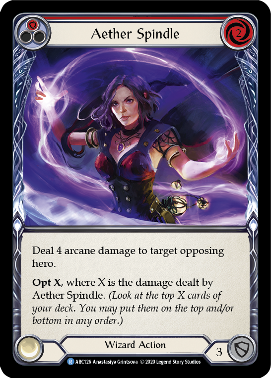 [U-ARC126-R]Aether Spindle (Red)