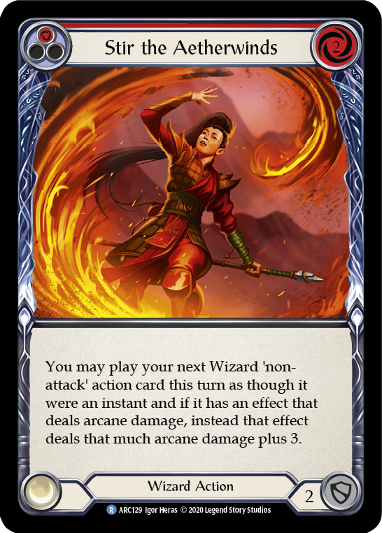 [U-ARC129-R]Stir the Aetherwinds (Red)