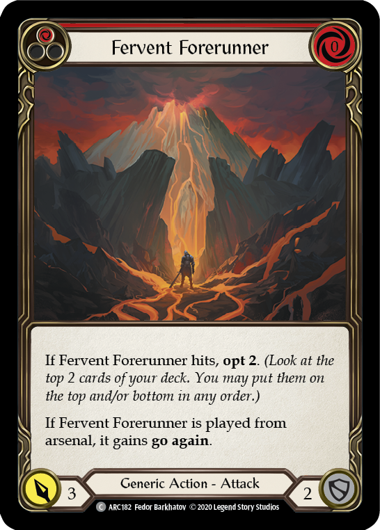 [U-ARC182-C]Fervent Forerunner (Red)