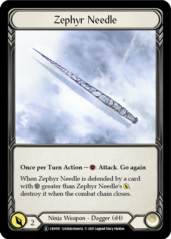 【Rainbow Foil】[U-CRU051-R]Zephyr Needle
