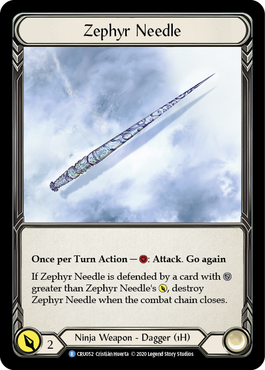 【Cold Foil】[F-CRU052-R]Zephyr Needle