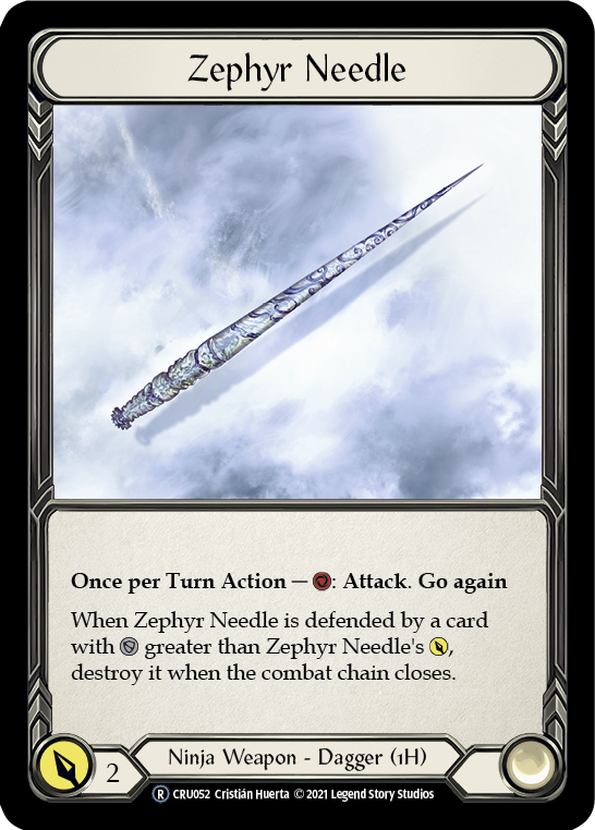 【Rainbow Foil】[U-CRU052-R]Zephyr Needle