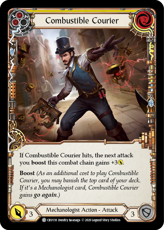 [F-CRU110-C]Combustible Courier (Yellow)