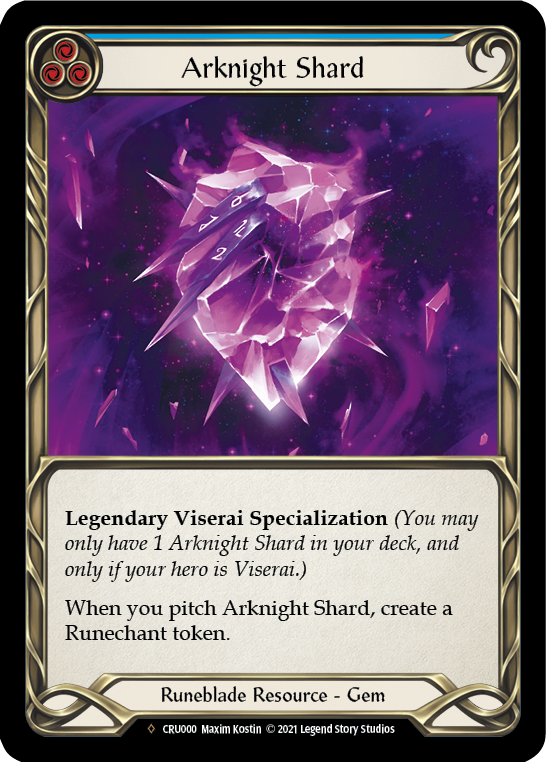 【Rainbow Foil】[U-CRU000-F]Arknight Shard