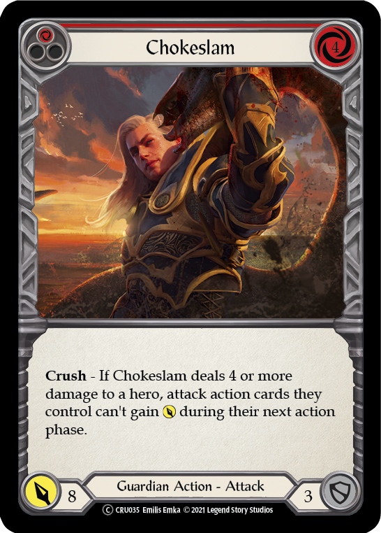 [U-CRU035-C]Chokeslam (Red)