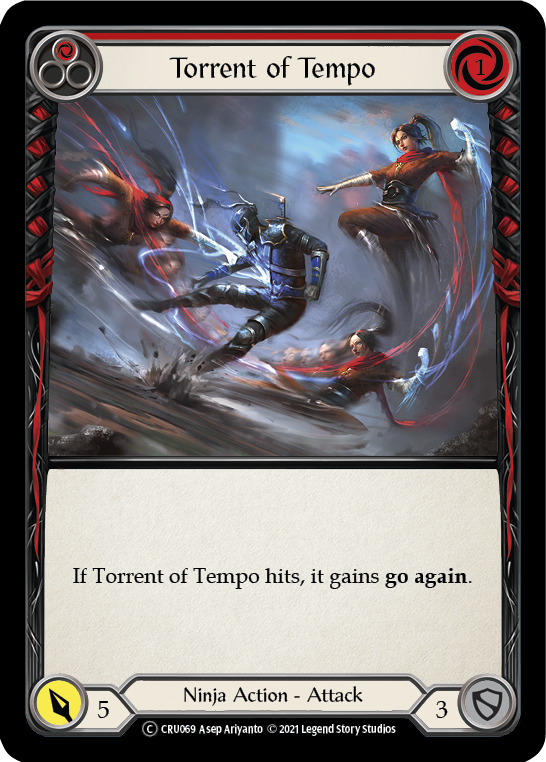 [U-CRU069-C]Torrent of Tempo (Red)