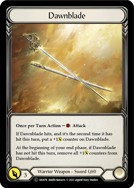 【Rainbow Foil】[U-CRU078-C]Dawnblade