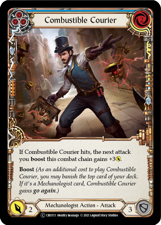 [U-CRU111-C]Combustible Courier (Blue)