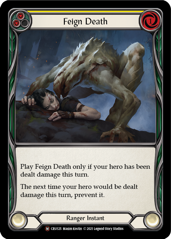 【Rainbow Foil】[U-CRU125-M]Feign Death