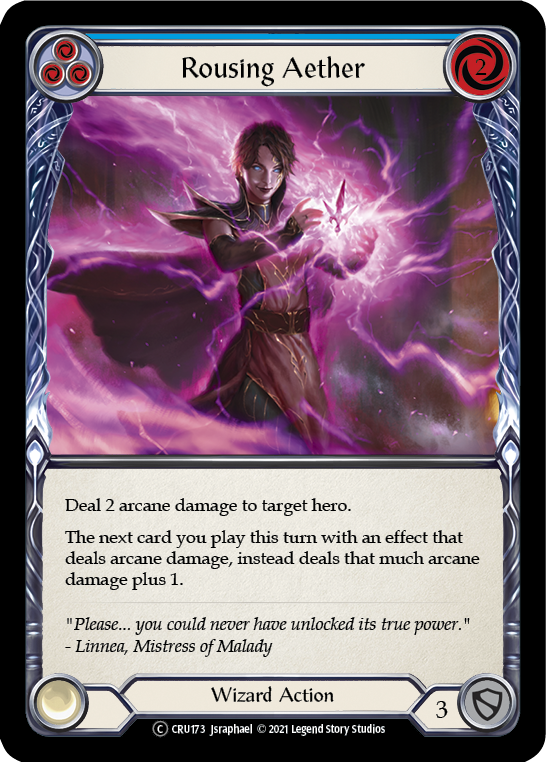 [U-CRU173-C]Rousing Aether (Blue)