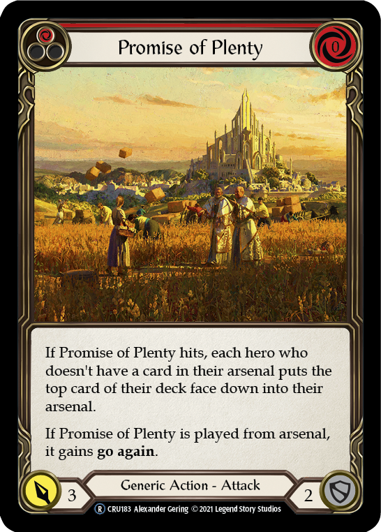 [U-CRU183-R]Promise of Plenty (Red)