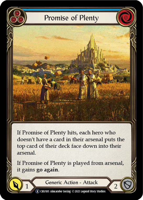 [U-CRU185-R]Promise of Plenty (Blue)