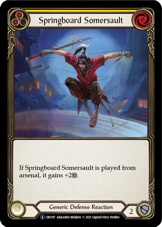 [U-CRU187-R]Springboard Somersault