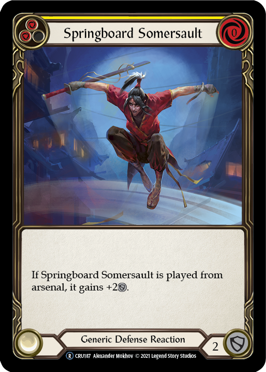 【Rainbow Foil】[U-CRU187-R]Springboard Somersault