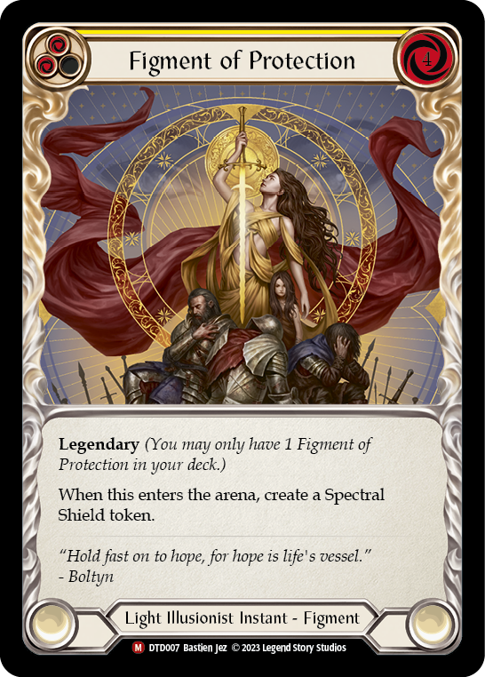 [N-DTD007-M]Figment of Protection // Aegis, Archangel of Protection