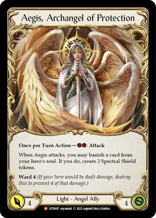 [N-DTD007-M]Figment of Protection // Aegis, Archangel of Protection