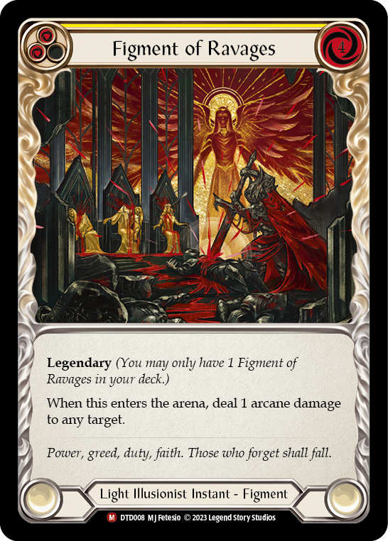 [N-DTD008-M]Figment of Ravages // Sekem, Archangel of Ravages