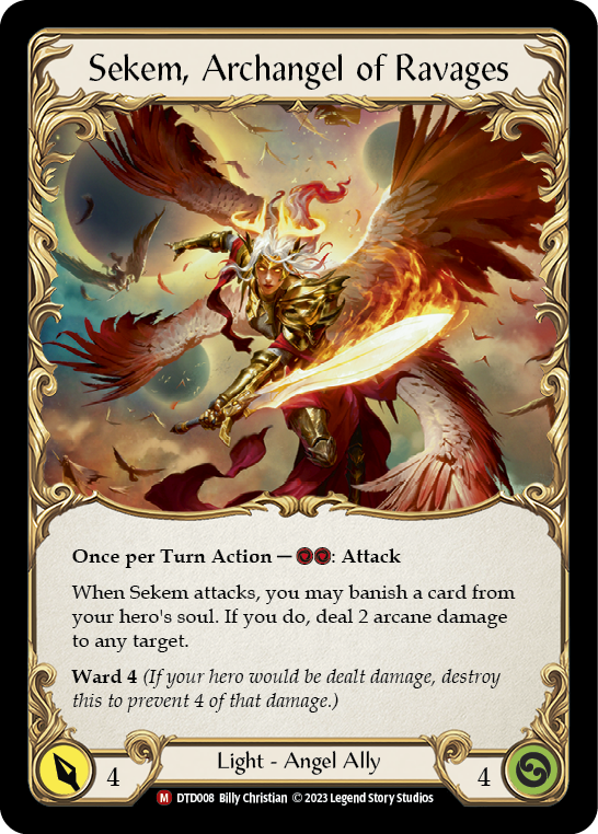 [N-DTD008-M]Figment of Ravages // Sekem, Archangel of Ravages