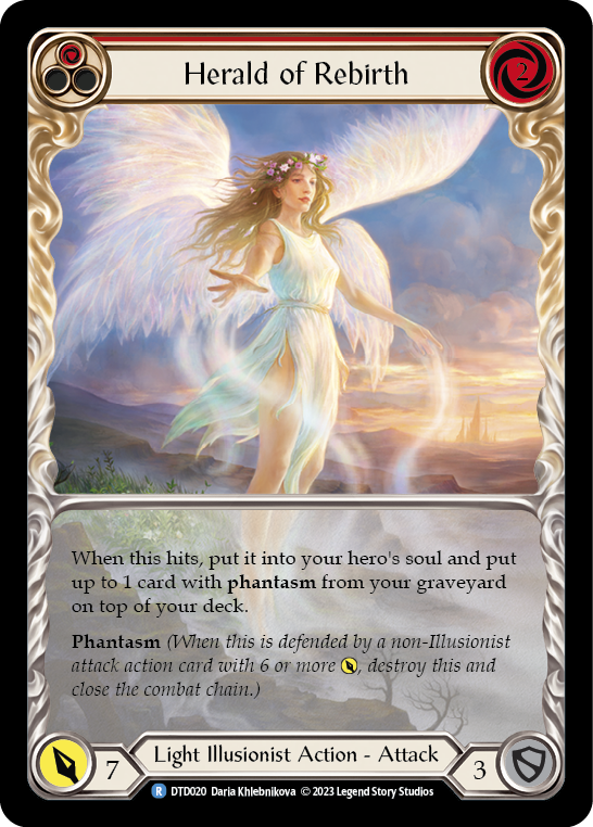 [N-DTD020-R]Herald of Rebirth (Red) (Extended Art)