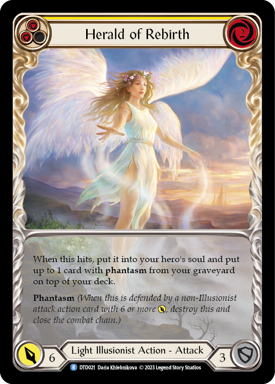 [N-DTD021-R]Herald of Rebirth (Yellow) (Extended Art)