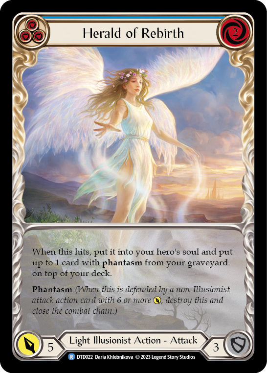 [N-DTD022-R]Herald of Rebirth (Blue) (Extended Art)